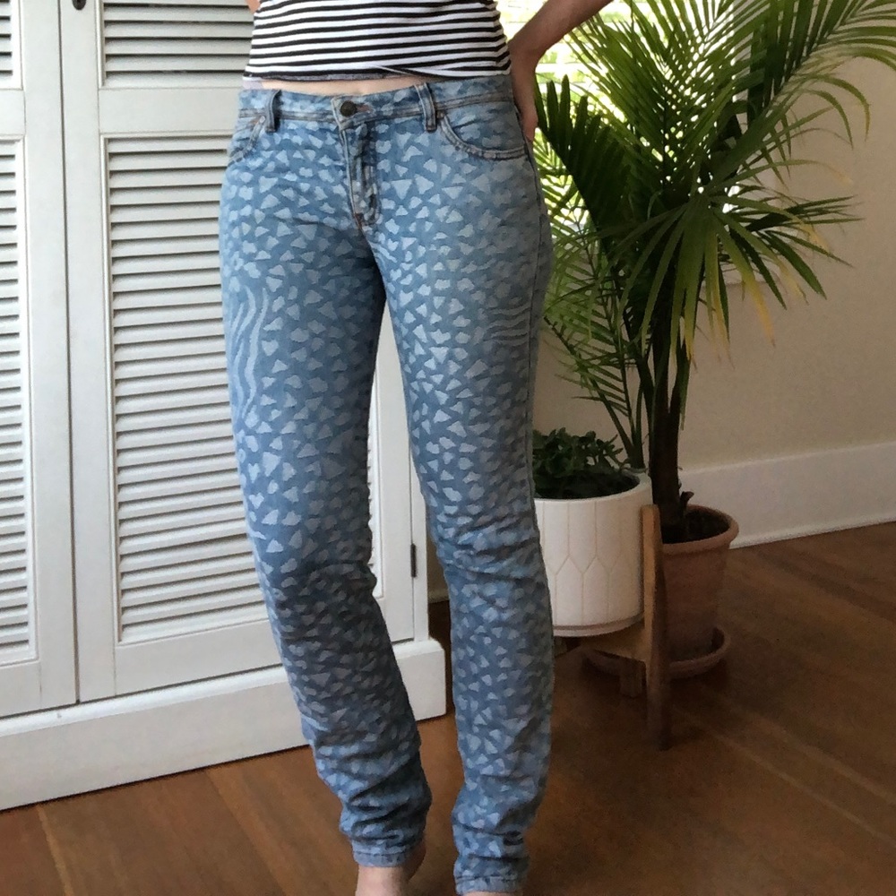 Alexander McQueen low rise jeans